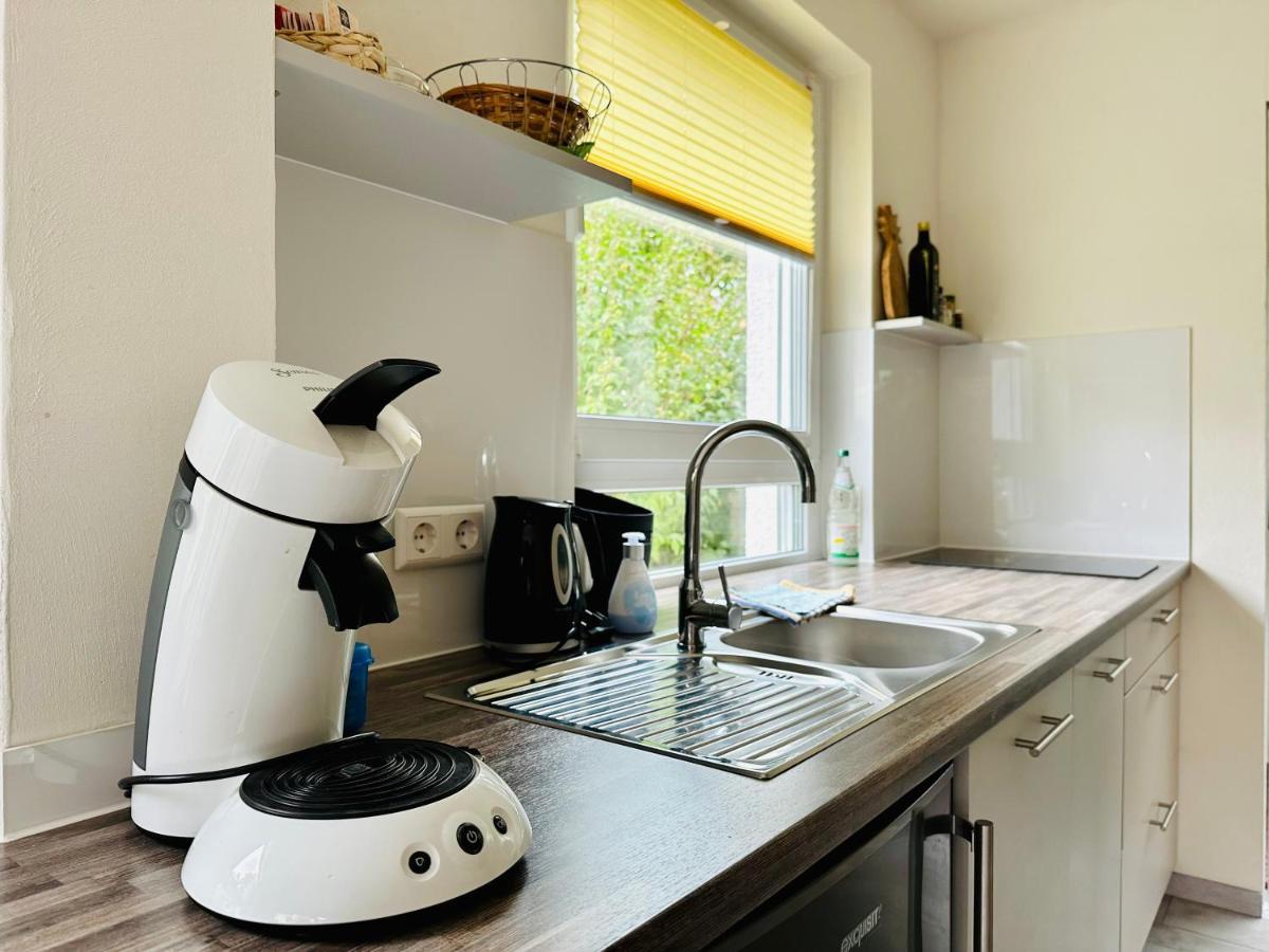 ☆Gemuetliche 1-Zimmerwohnung Mit Terrasse☆ Rielingshausen ภายนอก รูปภาพ